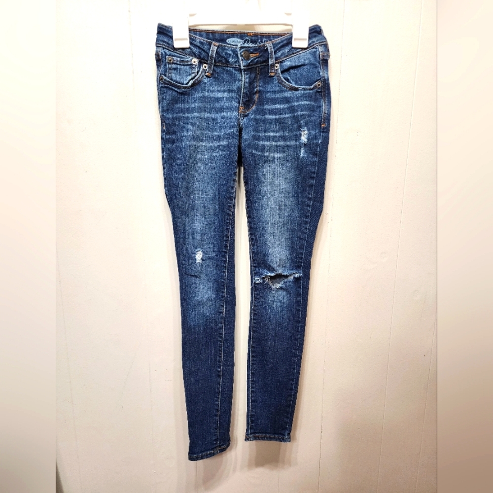 Old Navy‎ Jeans Size 0 Rockstar Distressed Casual C176